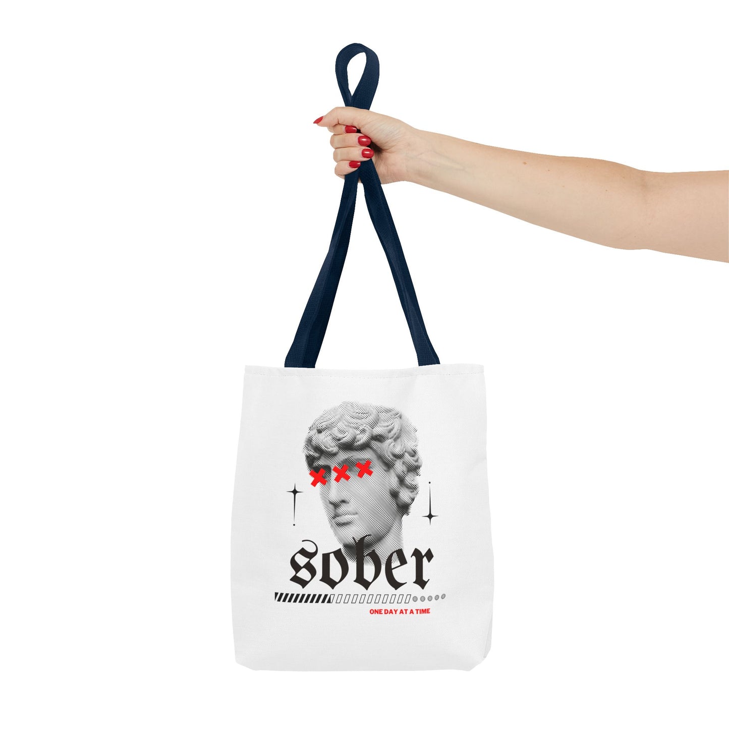 Sober Tote Bag – Unique Statement Accessory for Recovery, One Day at a Time