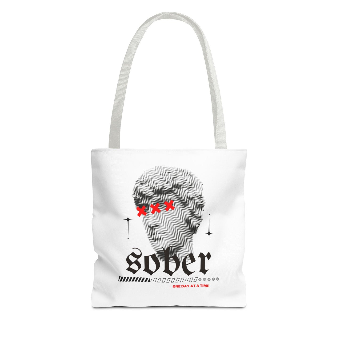 Sober Tote Bag – Unique Statement Accessory for Recovery, One Day at a Time
