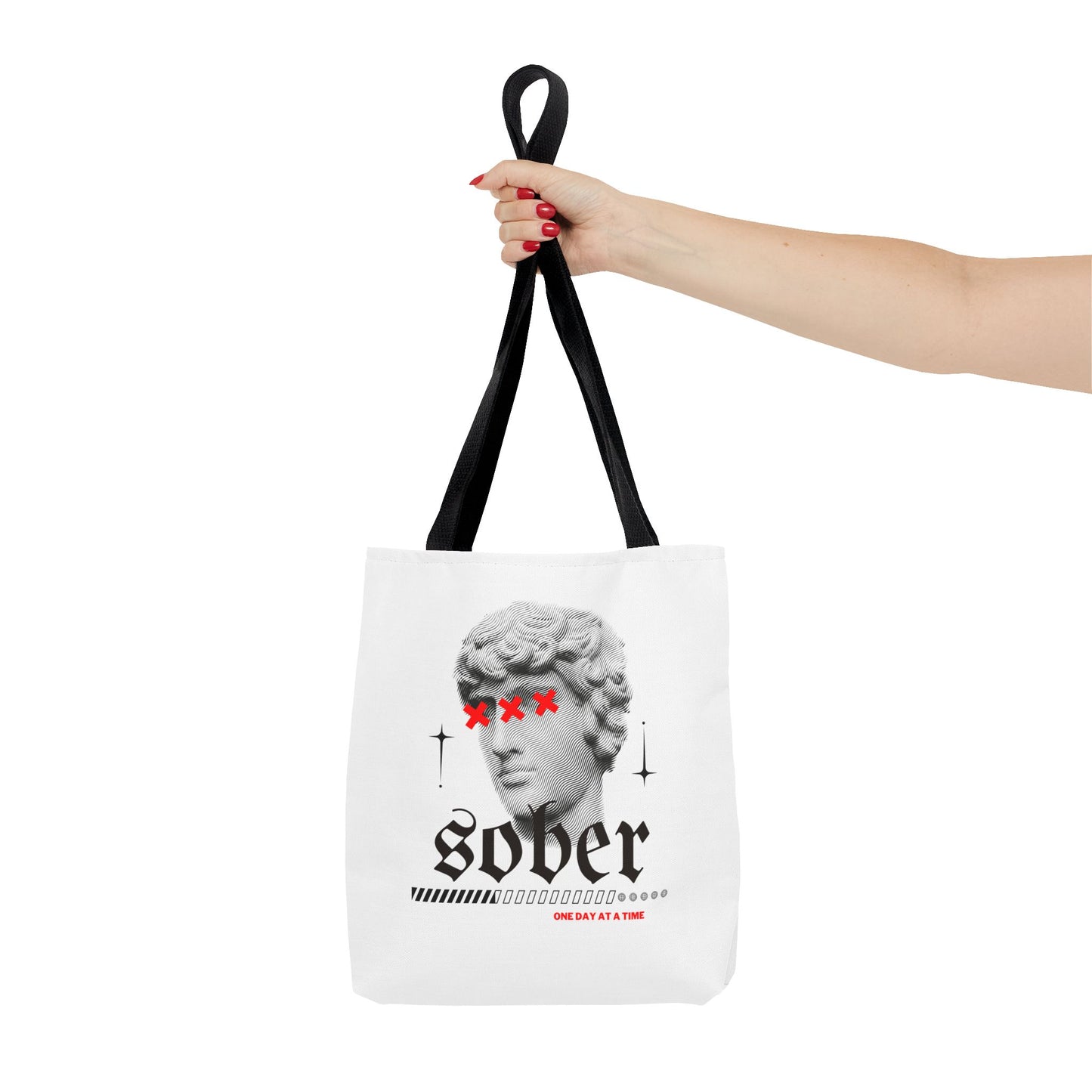 Sober Tote Bag – Unique Statement Accessory for Recovery, One Day at a Time