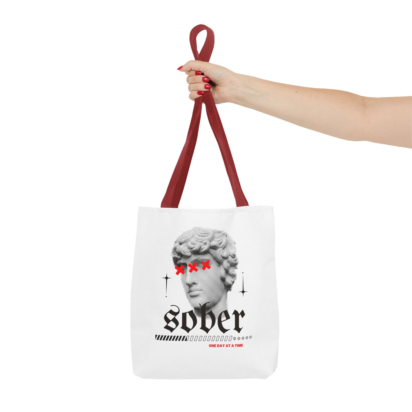 Sober Tote Bag – Unique Statement Accessory for Recovery, One Day at a Time