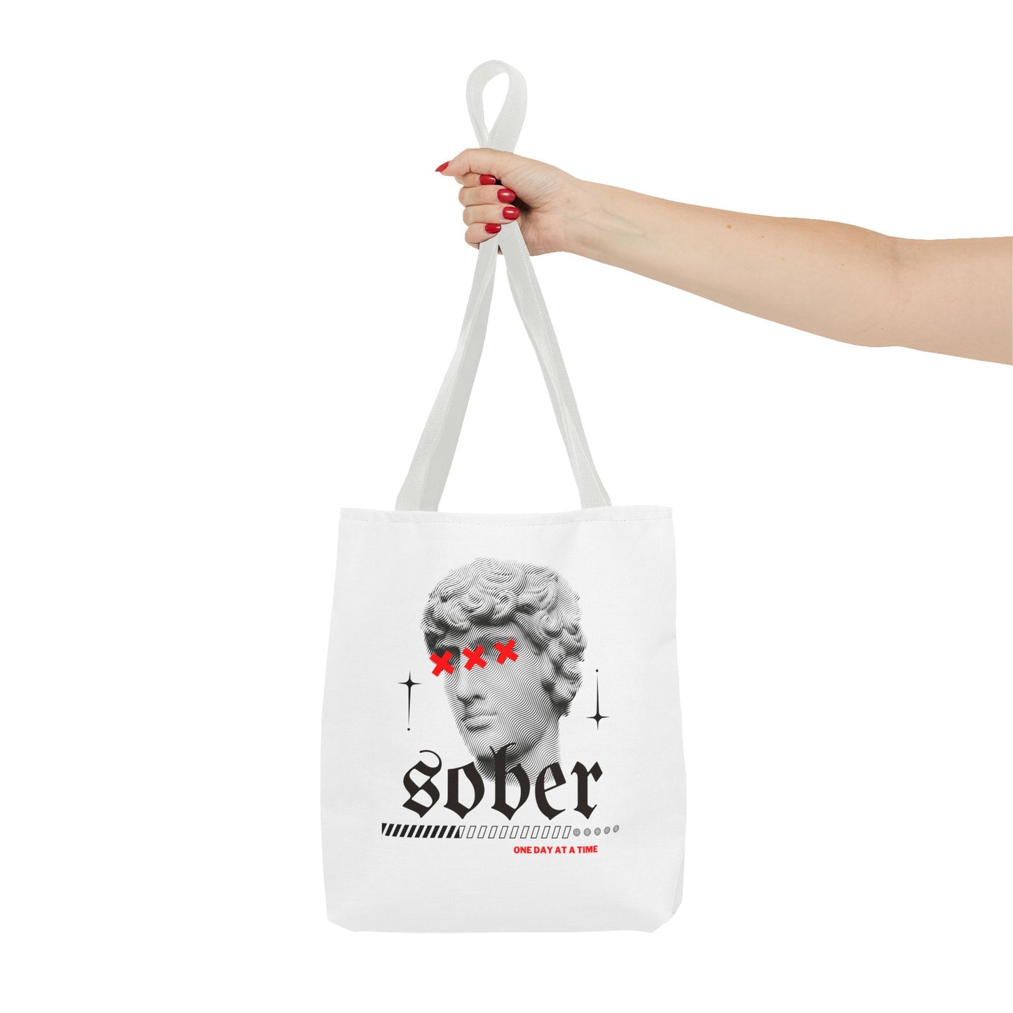Sober Tote Bag – Unique Statement Accessory for Recovery, One Day at a Time