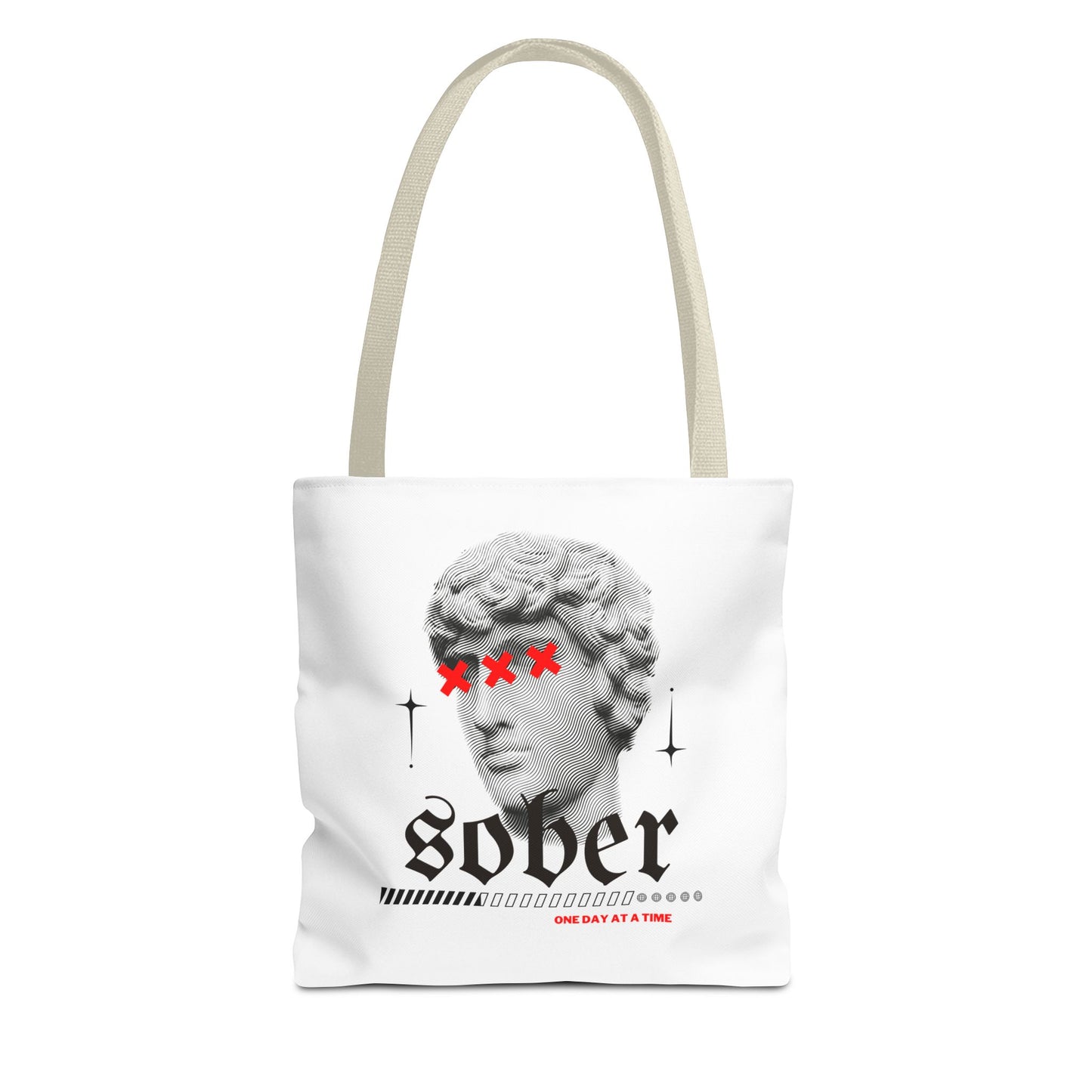 Sober Tote Bag – Unique Statement Accessory for Recovery, One Day at a Time