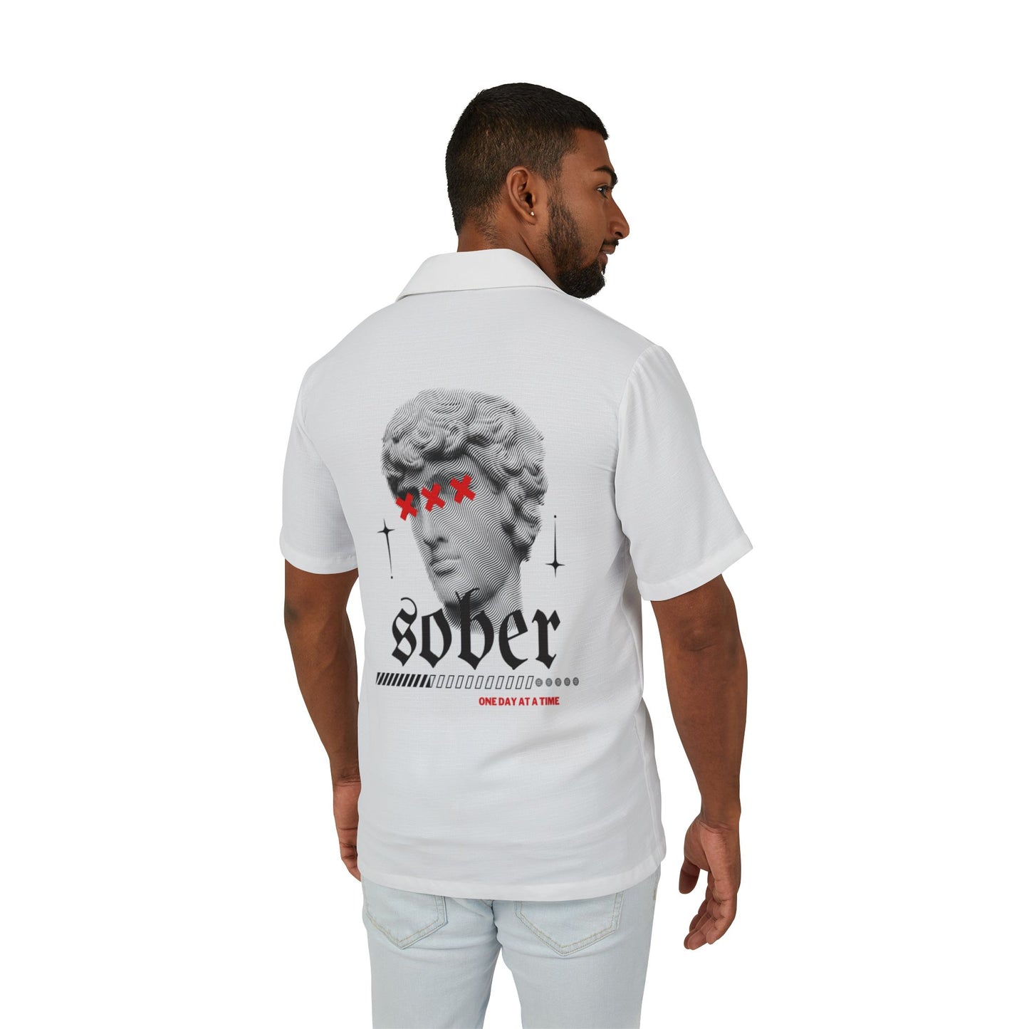 Sober - Men's Hawaiian Camp Shirt