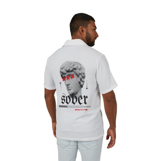 Sober - Men's Hawaiian Camp Shirt