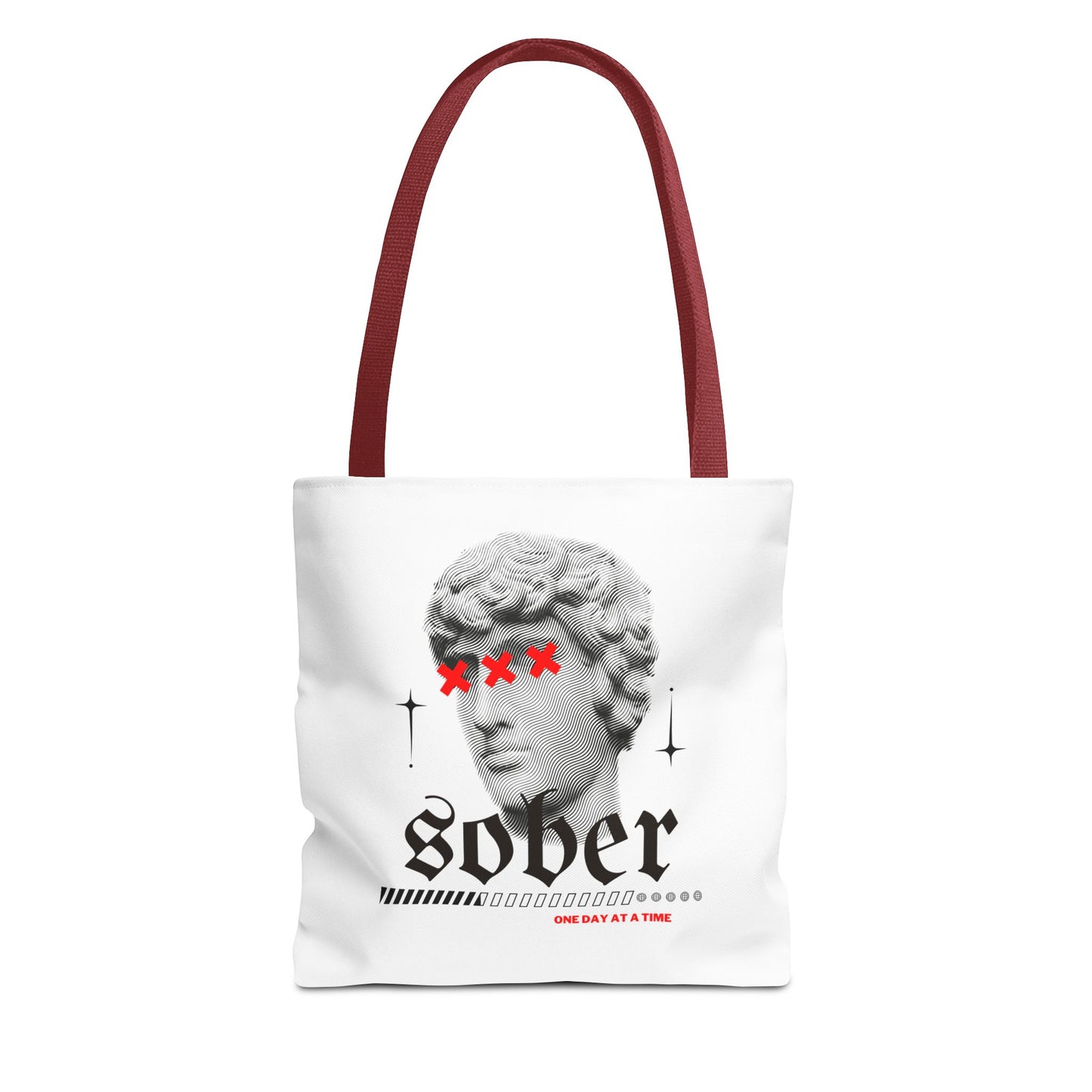 Sober Tote Bag – Unique Statement Accessory for Recovery, One Day at a Time