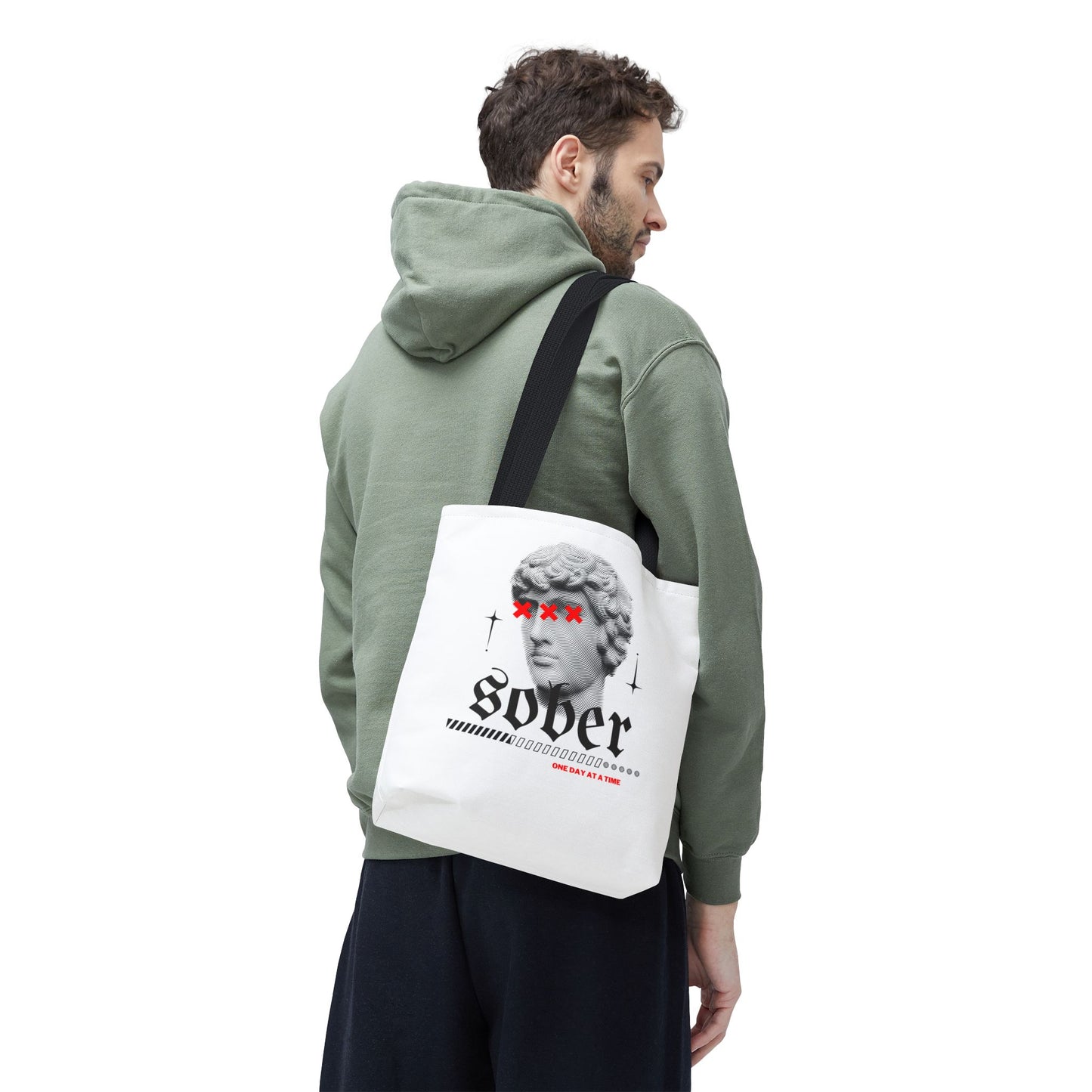 Sober Tote Bag – Unique Statement Accessory for Recovery, One Day at a Time